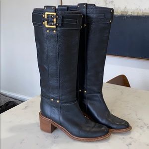 Chloe black leather boots sz 39 Great Condition!